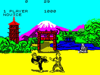 The Way of the Exploding Fist screenshot 3 for ZX Spectrum